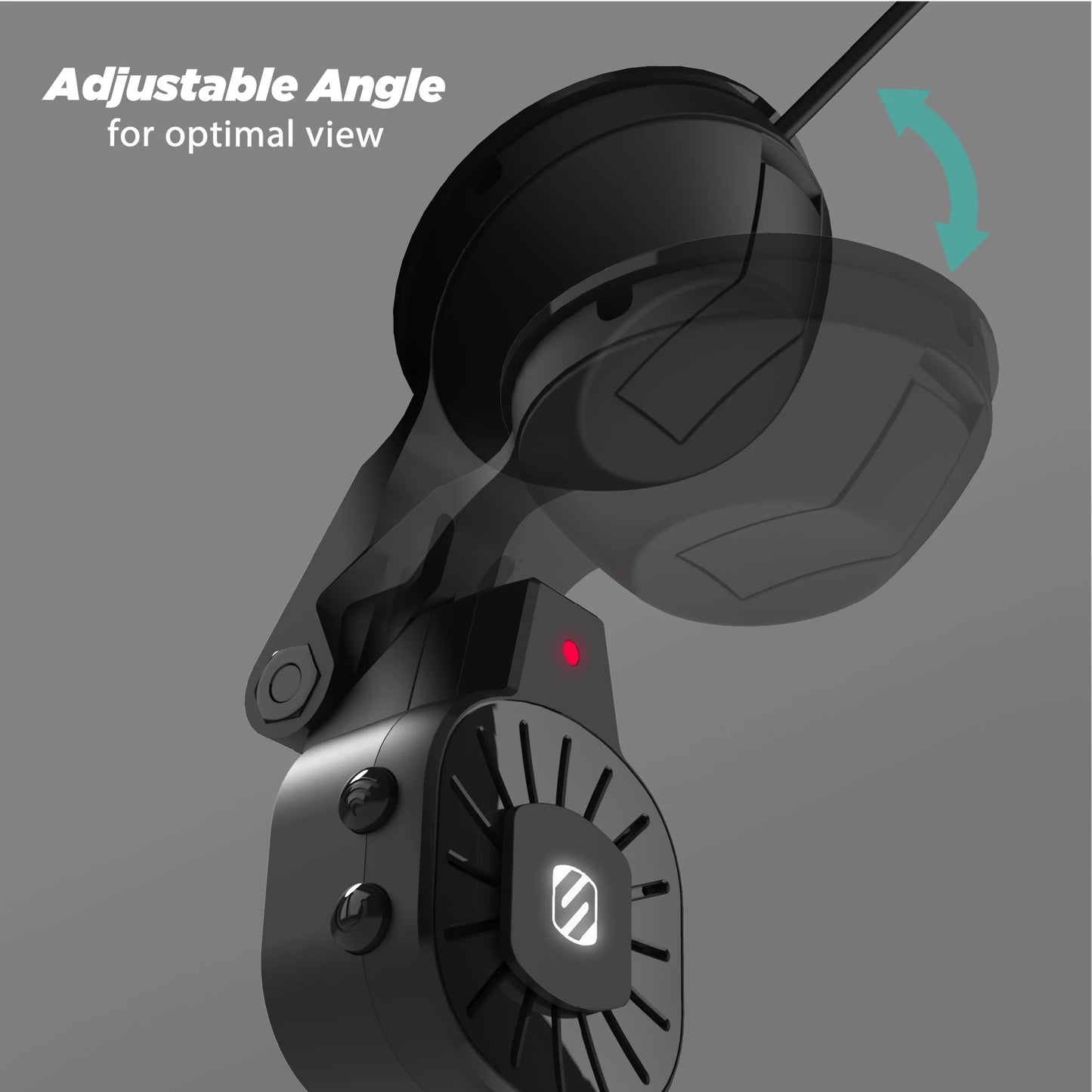 NEXC11032W-SP1 Full HD Smart Windshield Mount Car Dash Cam Powered by Nexar Black