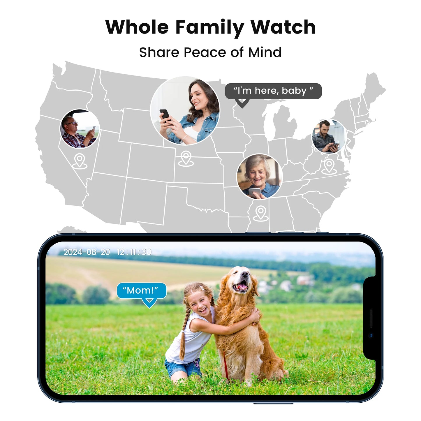 Solar Outdoor Security Cameras Wireless, 2K Color Night Vision, Surveillance with AI Detection, Work with Alexa Supports Only 2.4G WIFI