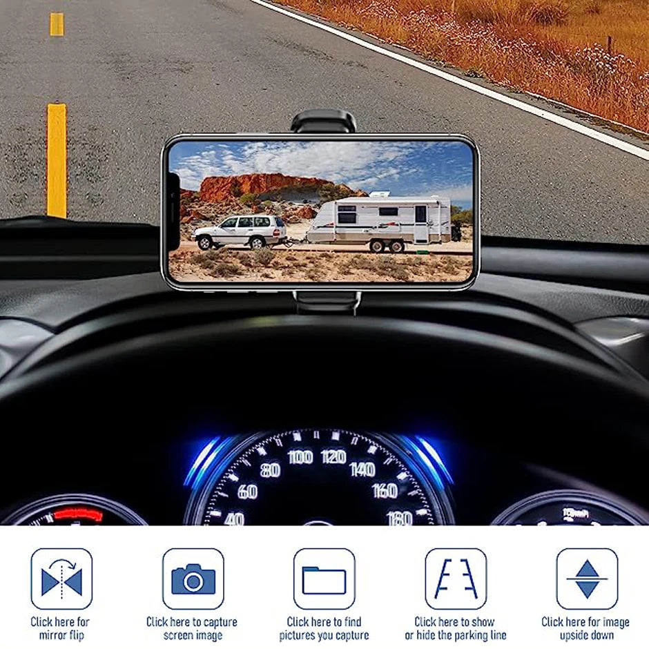 Wifi Solar Wireless Rear View Backup Camera IR Night Vision Waterproof Strong Magnet Base for RV Truck Car Lorry Camper Van