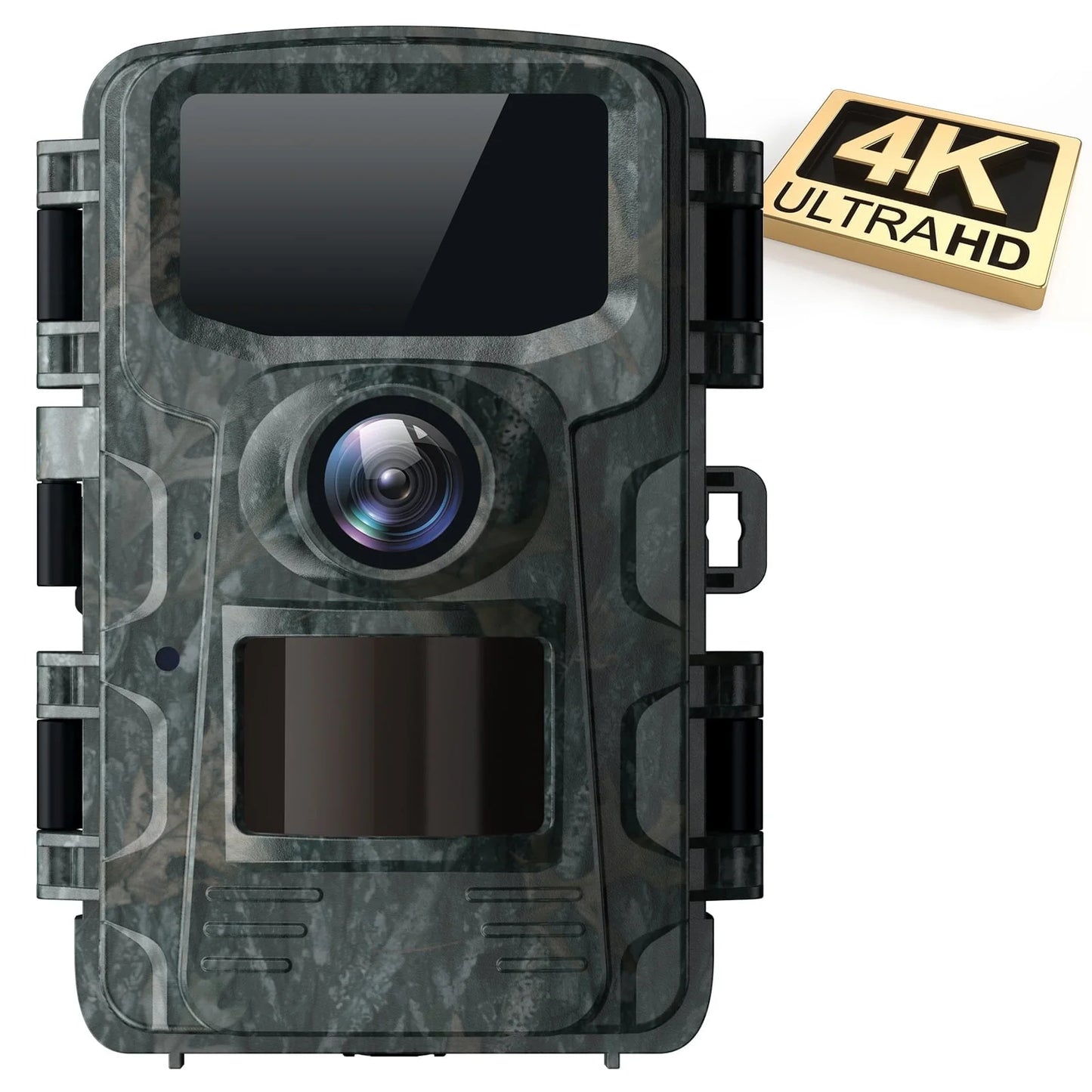 Trail Camera 4K 48MP Game Deer Hunting Camera with Night Vision Waterproof IP66 0.1S Trigger Time Latest Sensor Motion 120° Wide Angel Time-Lapse Trail Cam for Wildlife Monitor 2.0"LCD