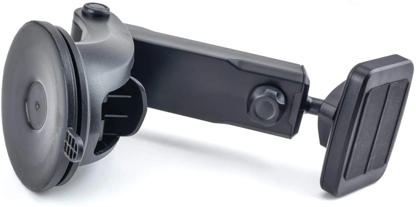 Dashpro Magno Mount 3.0 Series: Magnetic Car Mount for Dash with Suction Base, Magnet Head, and Long Range Adjustable Extension Arm
