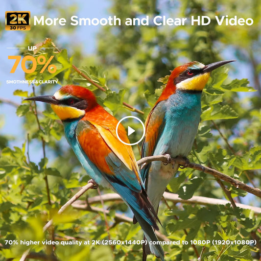 Trail Camera 2K 36MP Game Camera with Infrared Night Vision Waterproof 65FT Motion Activated Wildlife Scouting Hunting Deer Trail Cam with 120° Wide Angle Lens 2.0"LCD