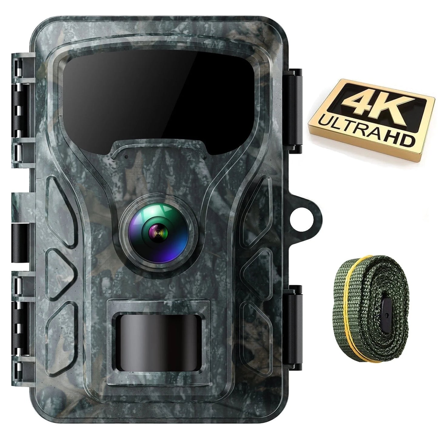 TC30 Trail Camera 4K 48MP Deer Game Hunting Camera with Infrared Sensors Motion Activated Night Vision Waterproof for Wildlife Trail Monitor
