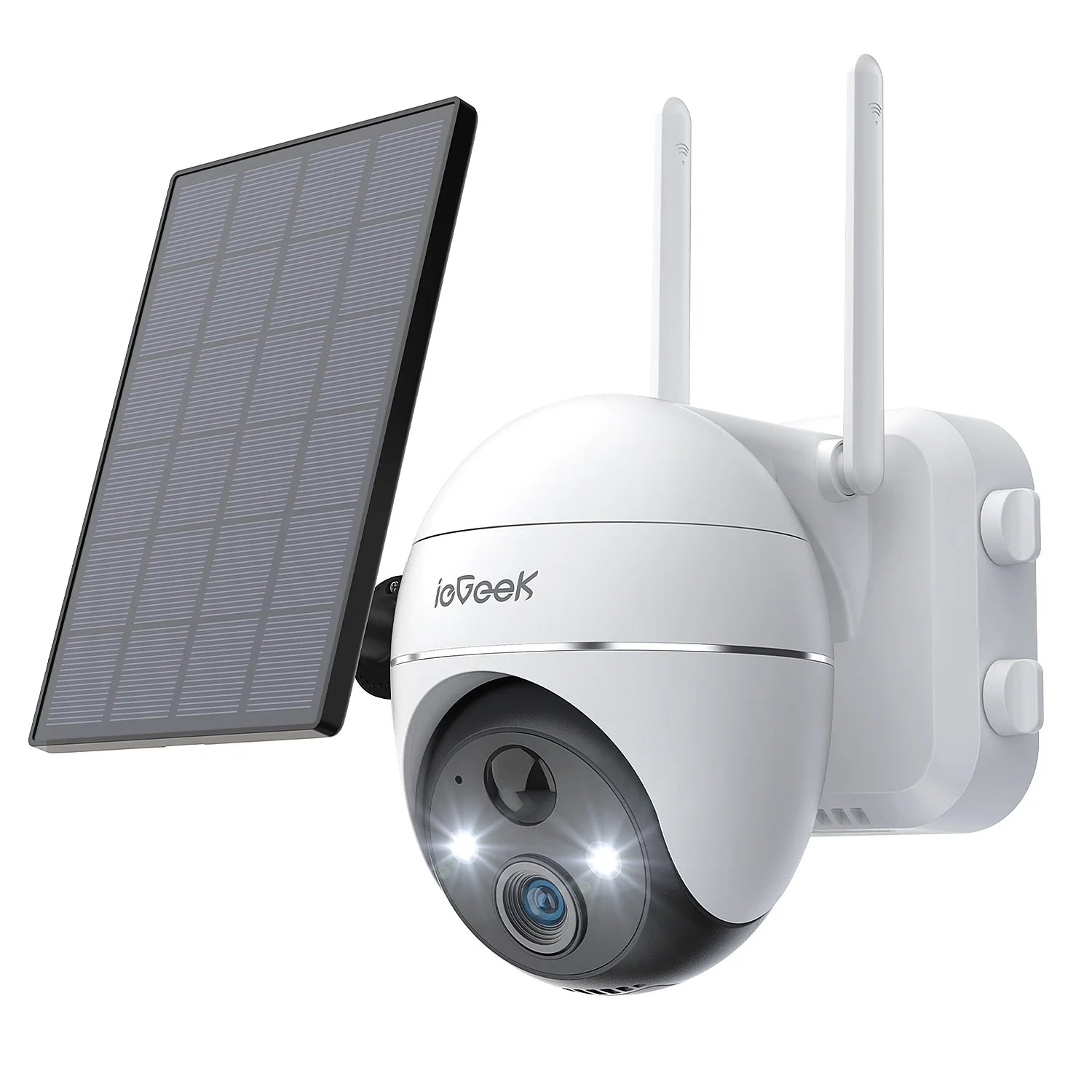 ZS-GX1S 2K/3MP PTZ Solar Wireless Outdoor Security Cameras, White