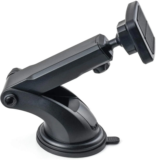 Dashpro Magno Mount 3.0 Series: Magnetic Car Mount for Dash with Suction Base, Magnet Head, and Long Range Adjustable Extension Arm
