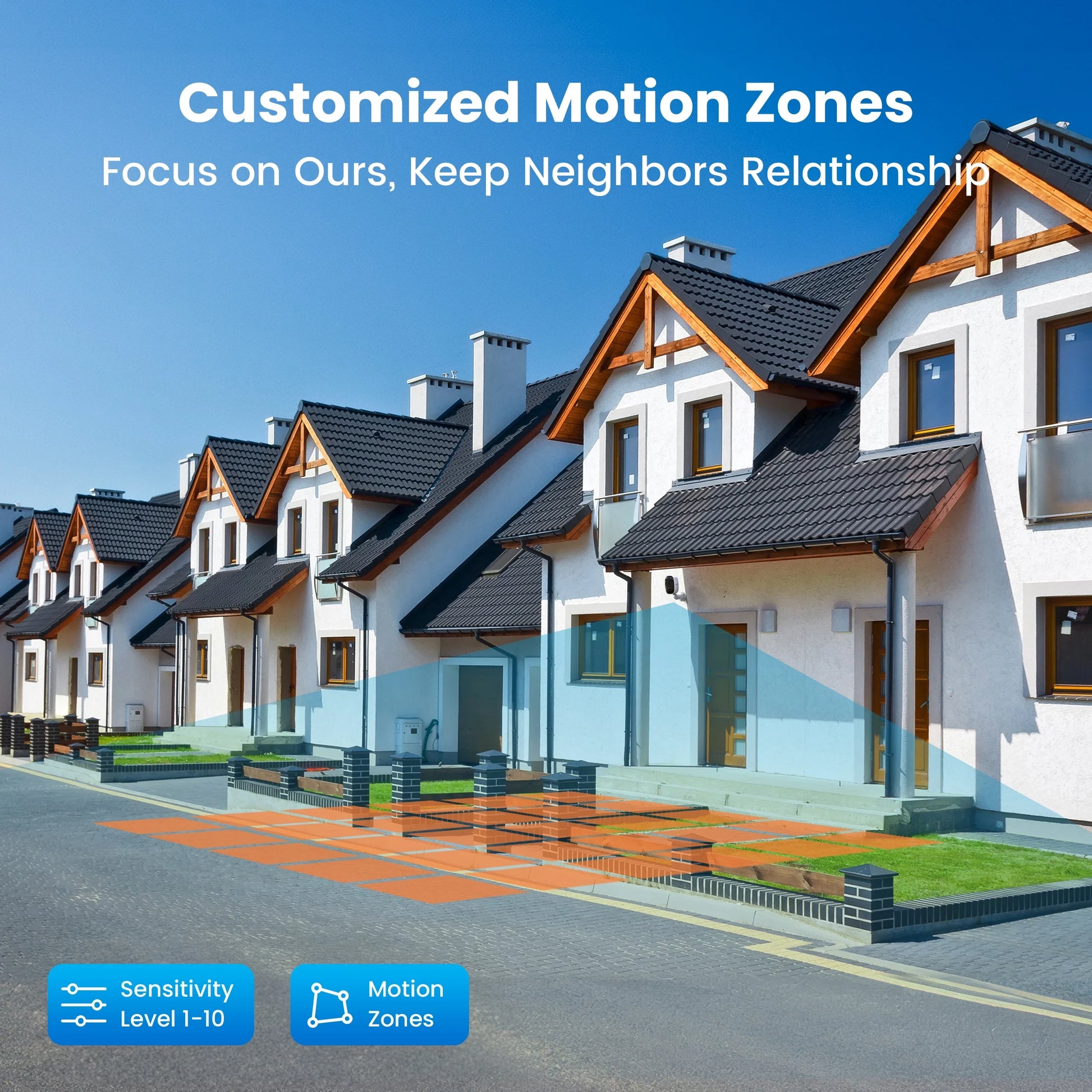 Solar Outdoor Security Cameras Wireless, 2K Color Night Vision, Surveillance with AI Detection, Work with Alexa Supports Only 2.4G WIFI