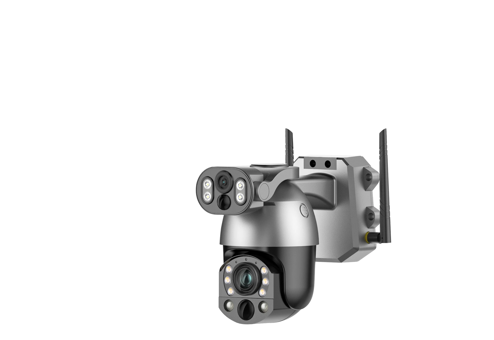 Ubox 360 Degree Solar Powered Cctv Camera 50X Zoom HD Intelligent Solar Energy Alert PTZ Camera Dual Lens 4G Solar Camera