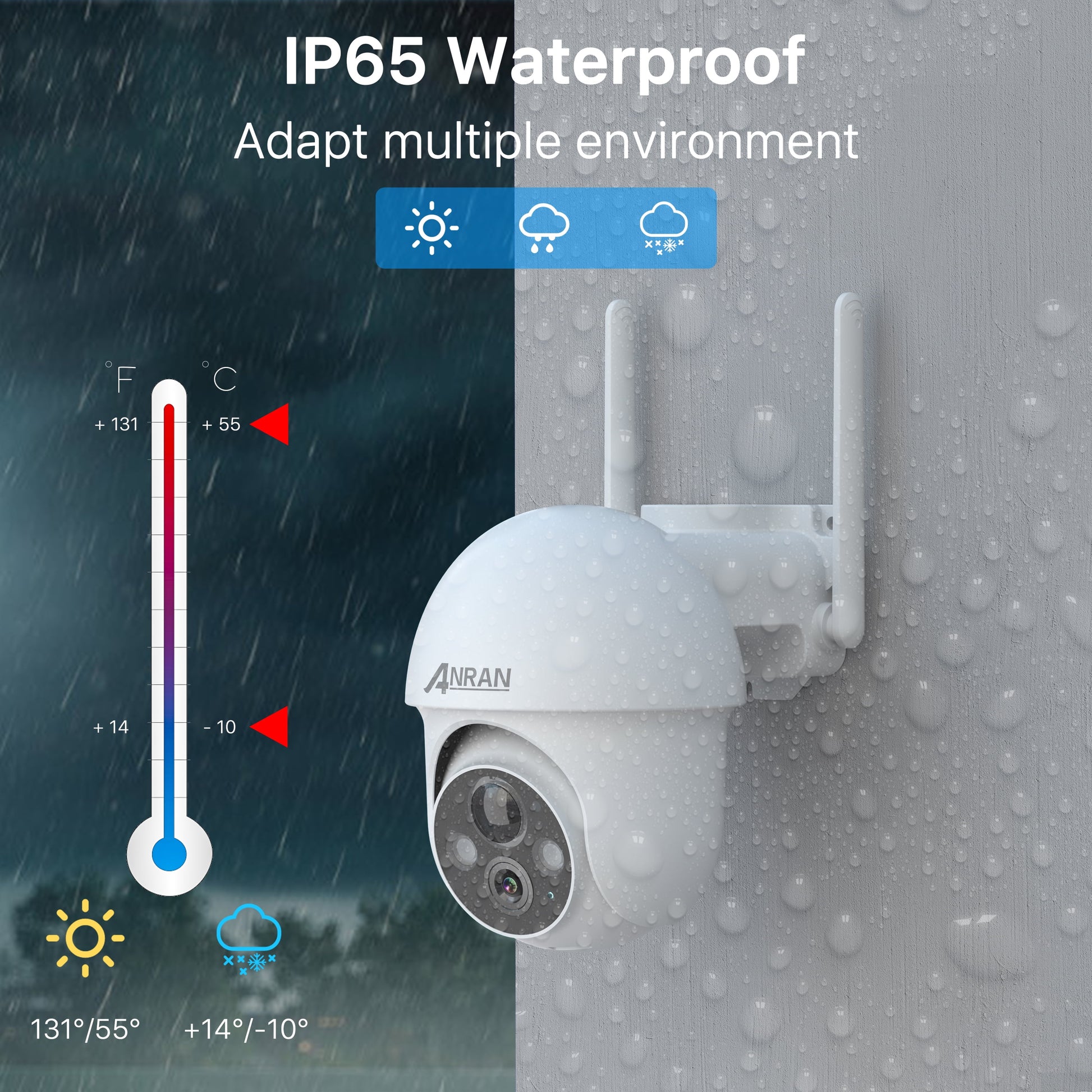 2K Solar Security Camera with Spotlight,  360° View Wireless Outdoor Camera, Waterproof PIR Detection, Rechargeable Battery Powered Home Surveillance Camera with Color Night Vision 2-Way Audio